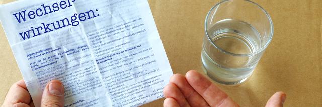 Beipackzettel des Medikamentes: Wechselwirkungen