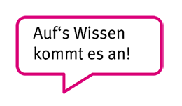 Auf Infos kommt es an